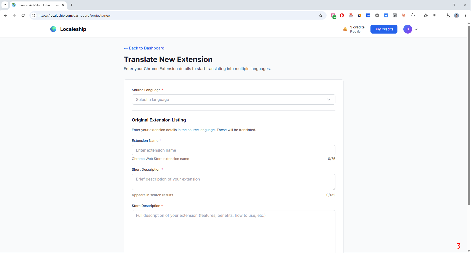 Chrome Web Store Listing Translator gallery image