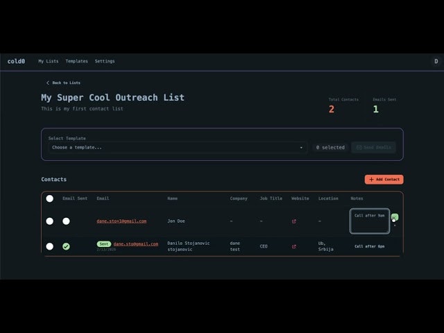 Free & OSS SMTP Bulk Cold Email Sending gallery image