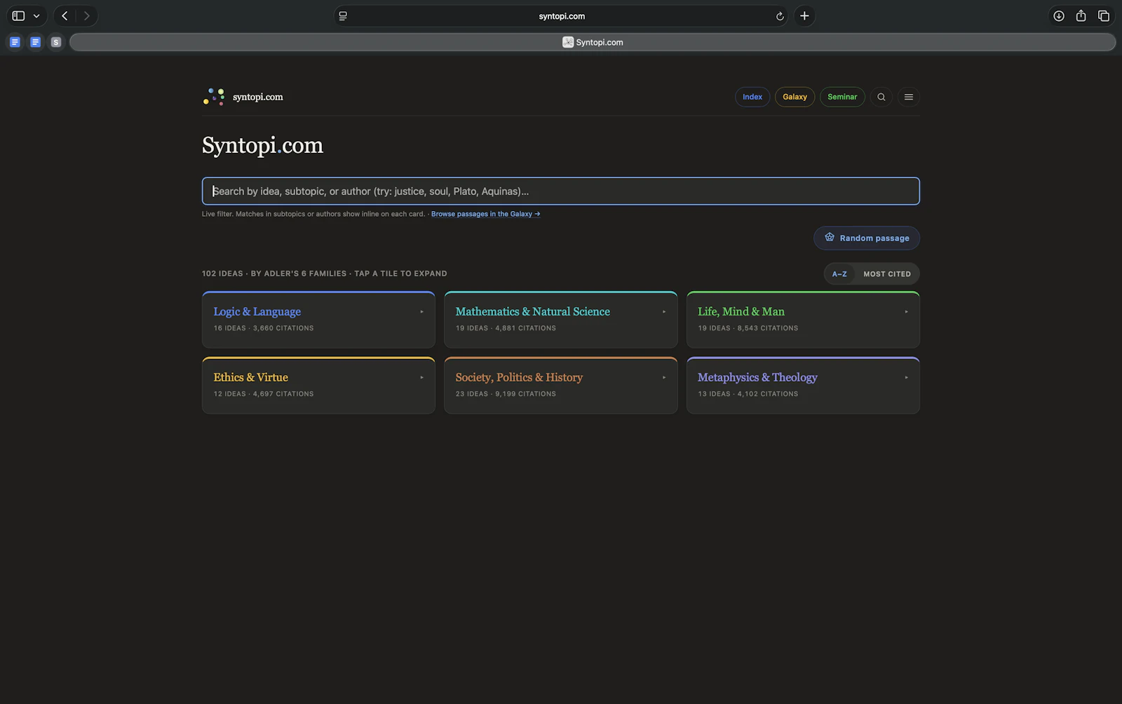 The Syntopi.com screenshot 5