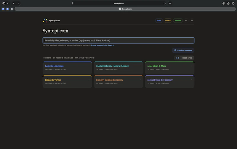 The Syntopi.com screenshot 5