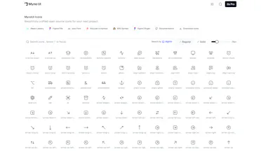 MynaUI Icons gallery image