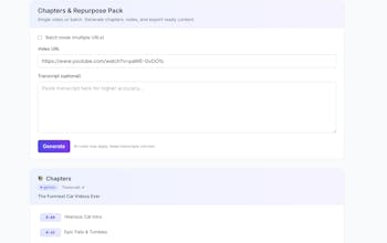 AI YouTube Summarizer gallery image