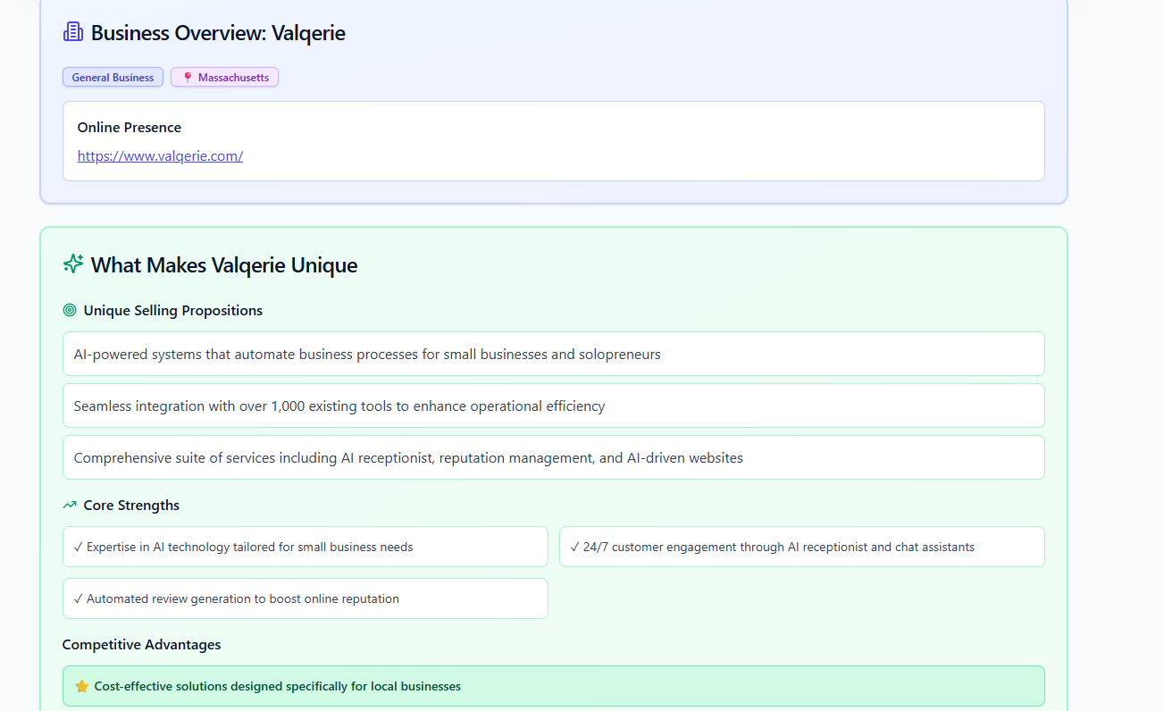 VALQERIE AI gallery image