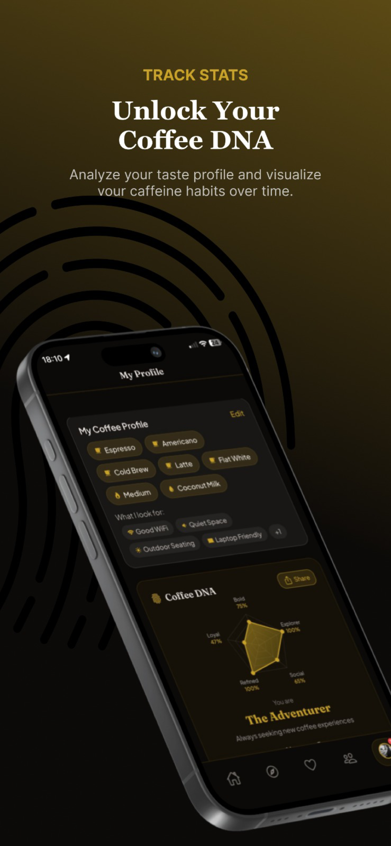 CafeRadar - Screenshot 3 showing product features and functionality
