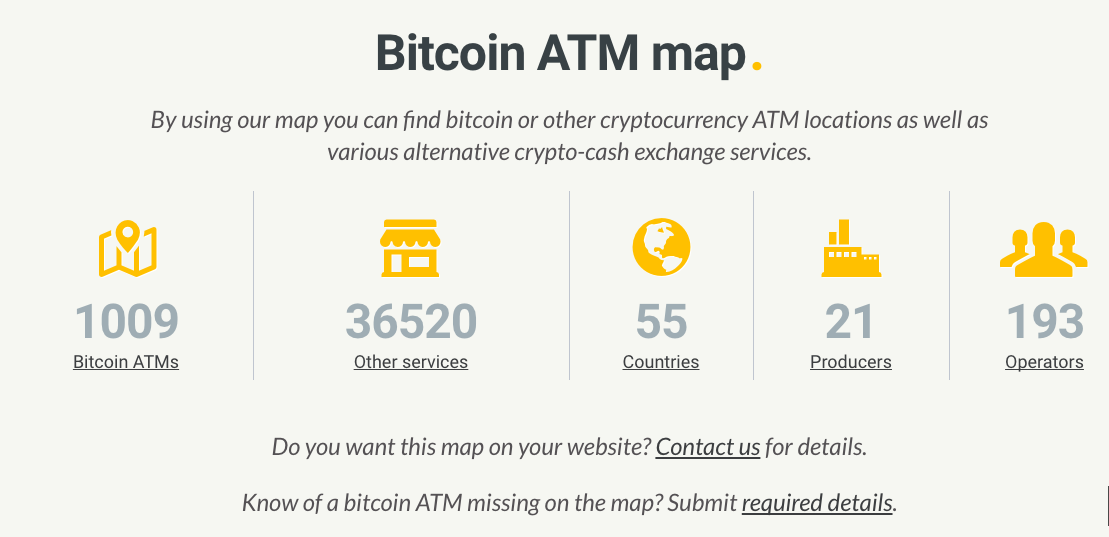 Bitcoin ATM map gallery image