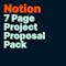 7 Page Project Proposal Pack