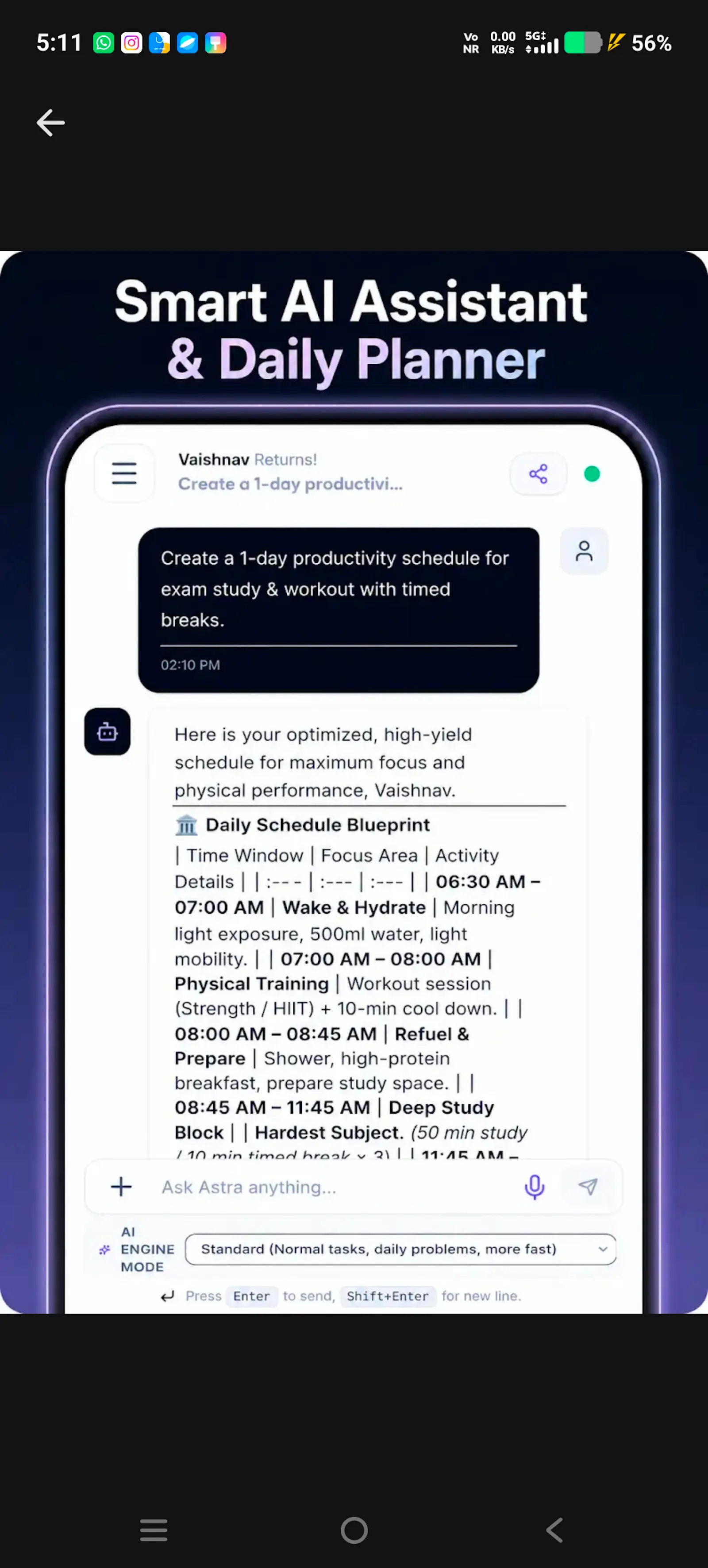 V Astra AI screenshot 4