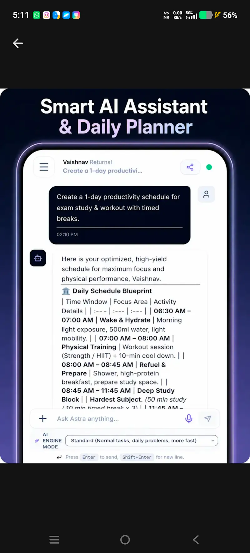V Astra AI screenshot 4