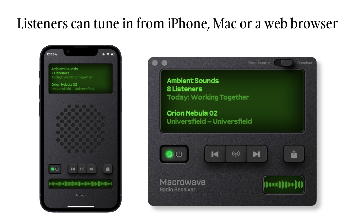 Média Macrowave - Transformez votre Mac en une station de radio privée 2