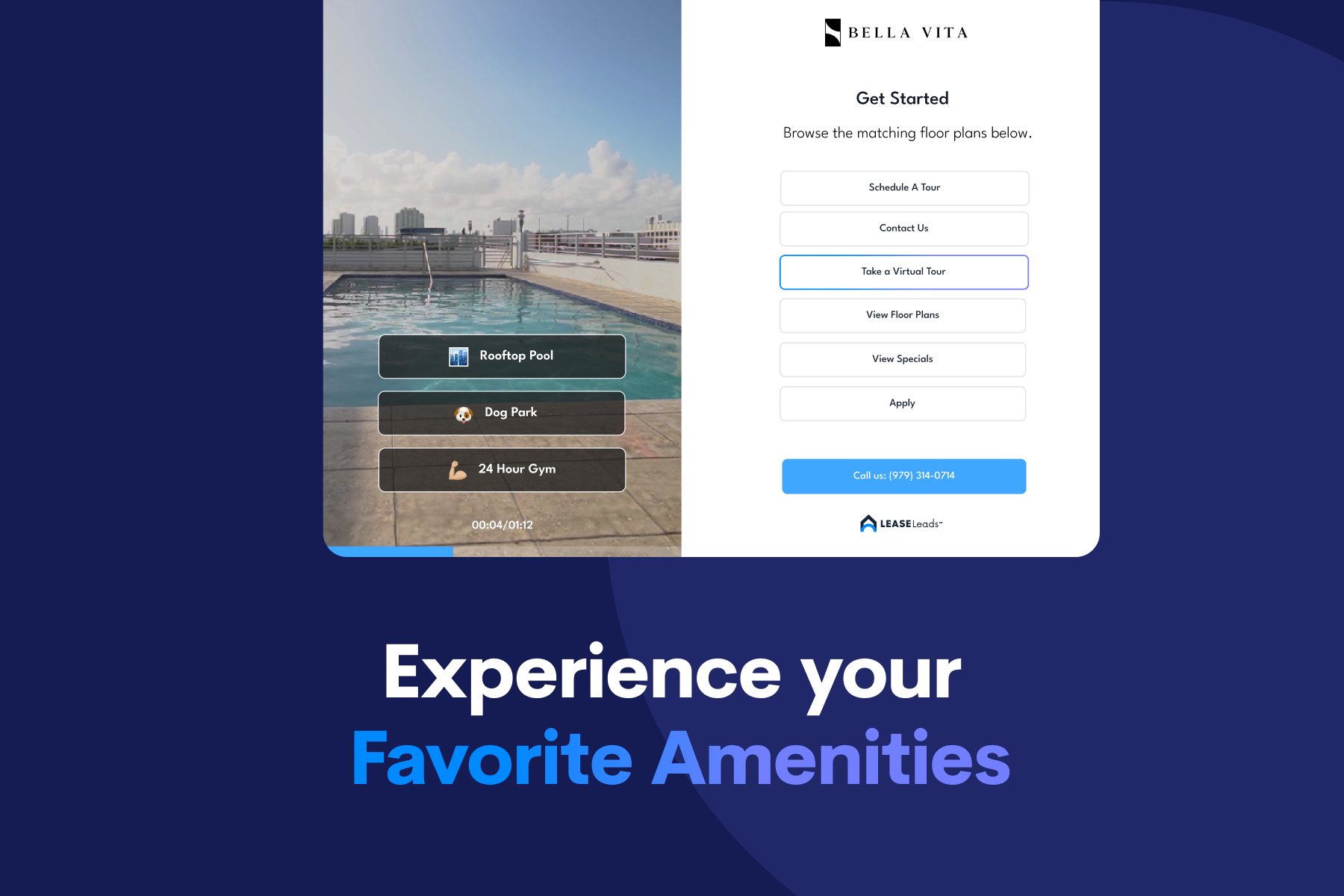 Virtual Leasing Agent 2.0 - LeaseLeads - Faster, more immersive, and user-friendly Virtual Leasing media 2