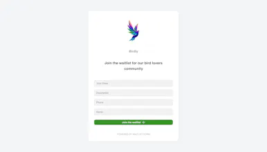 Waitlist Form gallery image