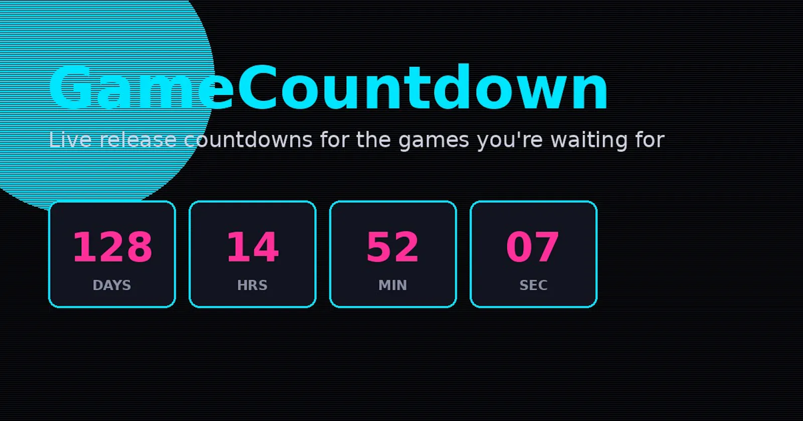 GameCountdown screenshot 1