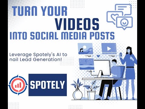 startuptile Spotely-Create highly engaging SMM posts for videos with AI