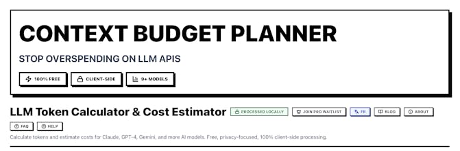 Context Budget Planner gallery image