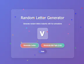 Random Letter Generator gallery image
