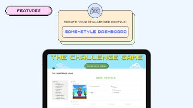 The Challenge Game | Notion template gallery image