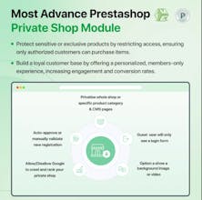 PrestaShop Private Shop Module gallery image