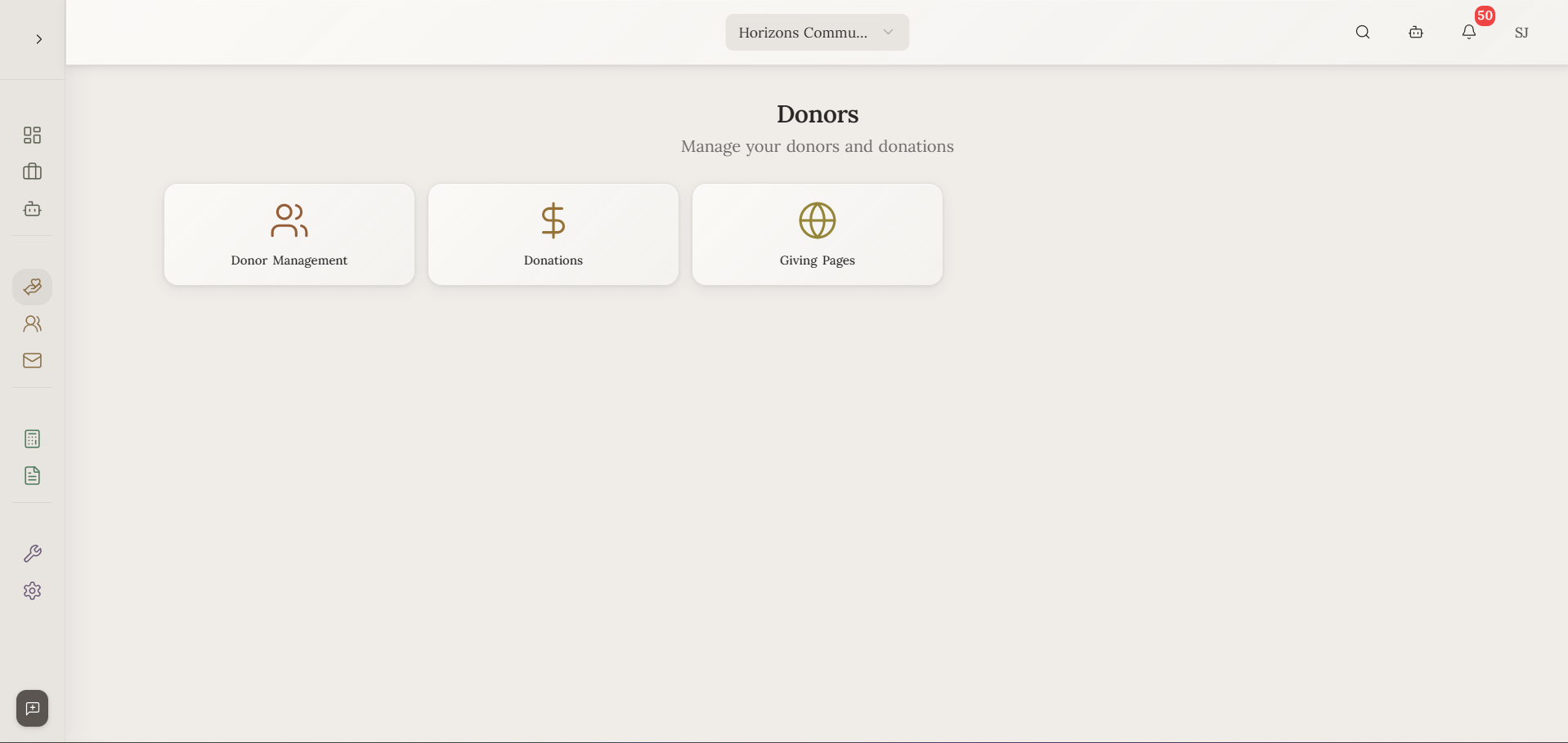 Alignmint, all-in-one nonprofit software - Screenshot 2 showing product features and functionality