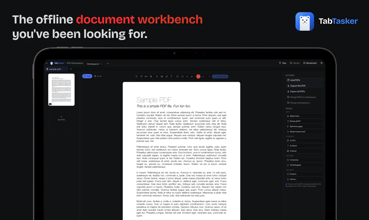TabTasker screenshot 3