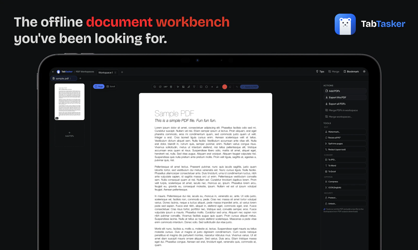 TabTasker screenshot 3