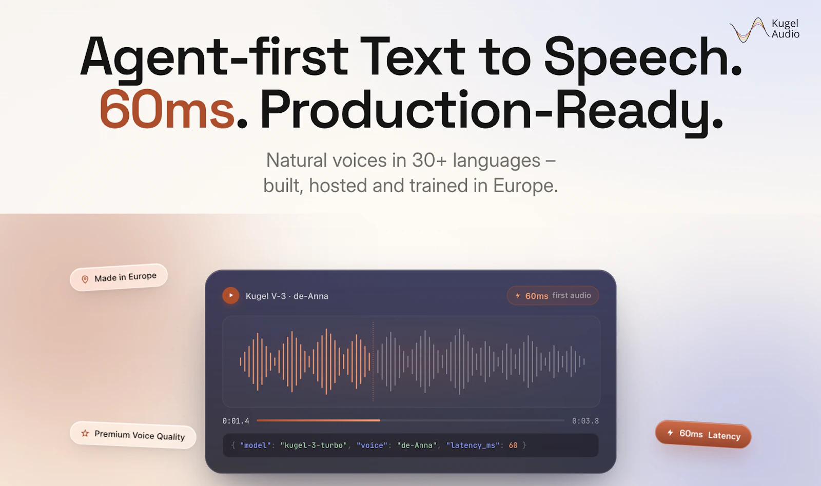 KugelAudio screenshot 2