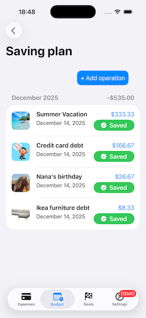 Budget Fury: Turn goals into plans gallery image