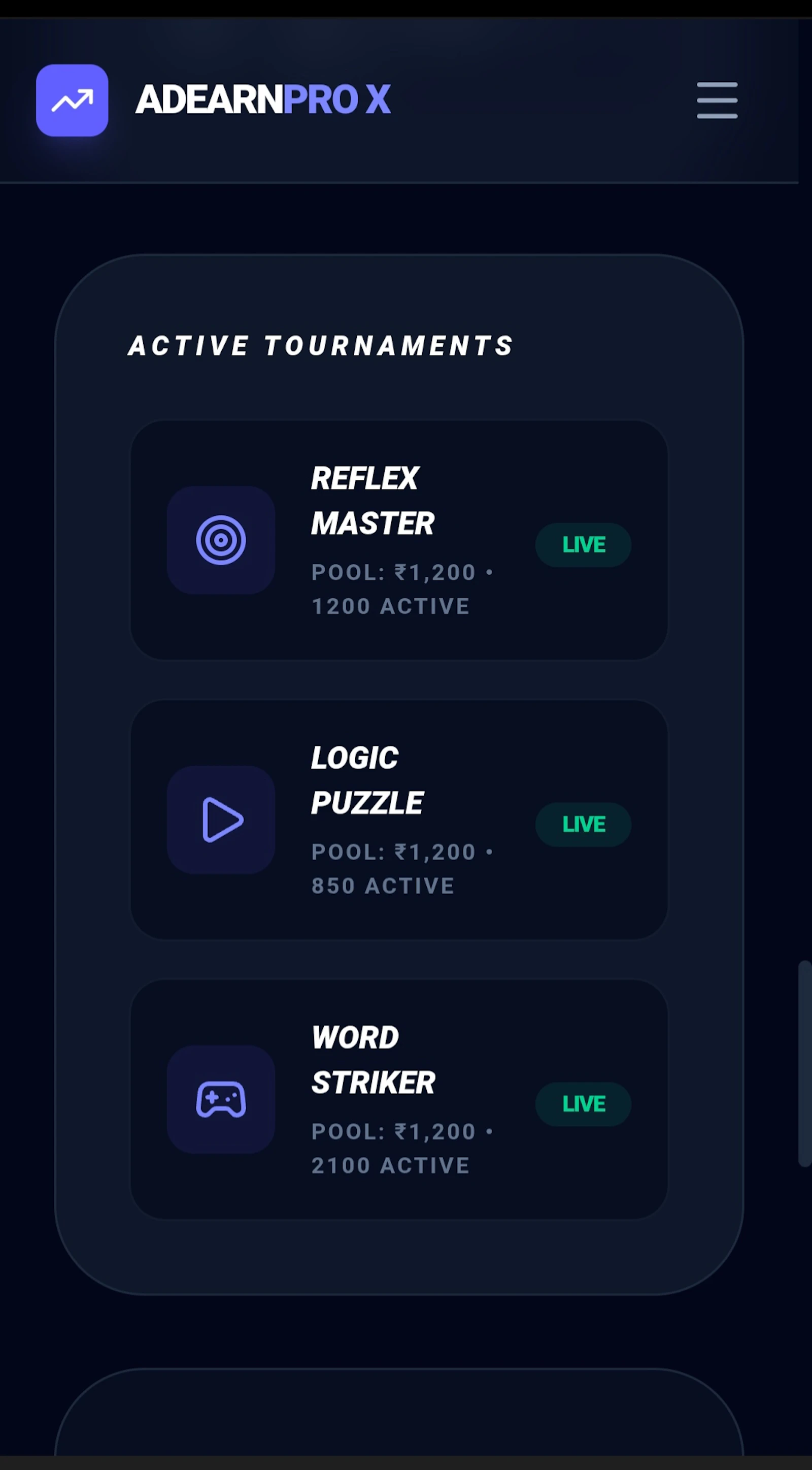 Adearn-pro-x. screenshot 2