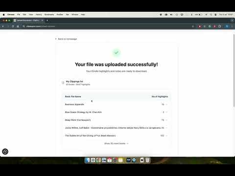 ClipExport | Kindle Highlight Exporter gallery image