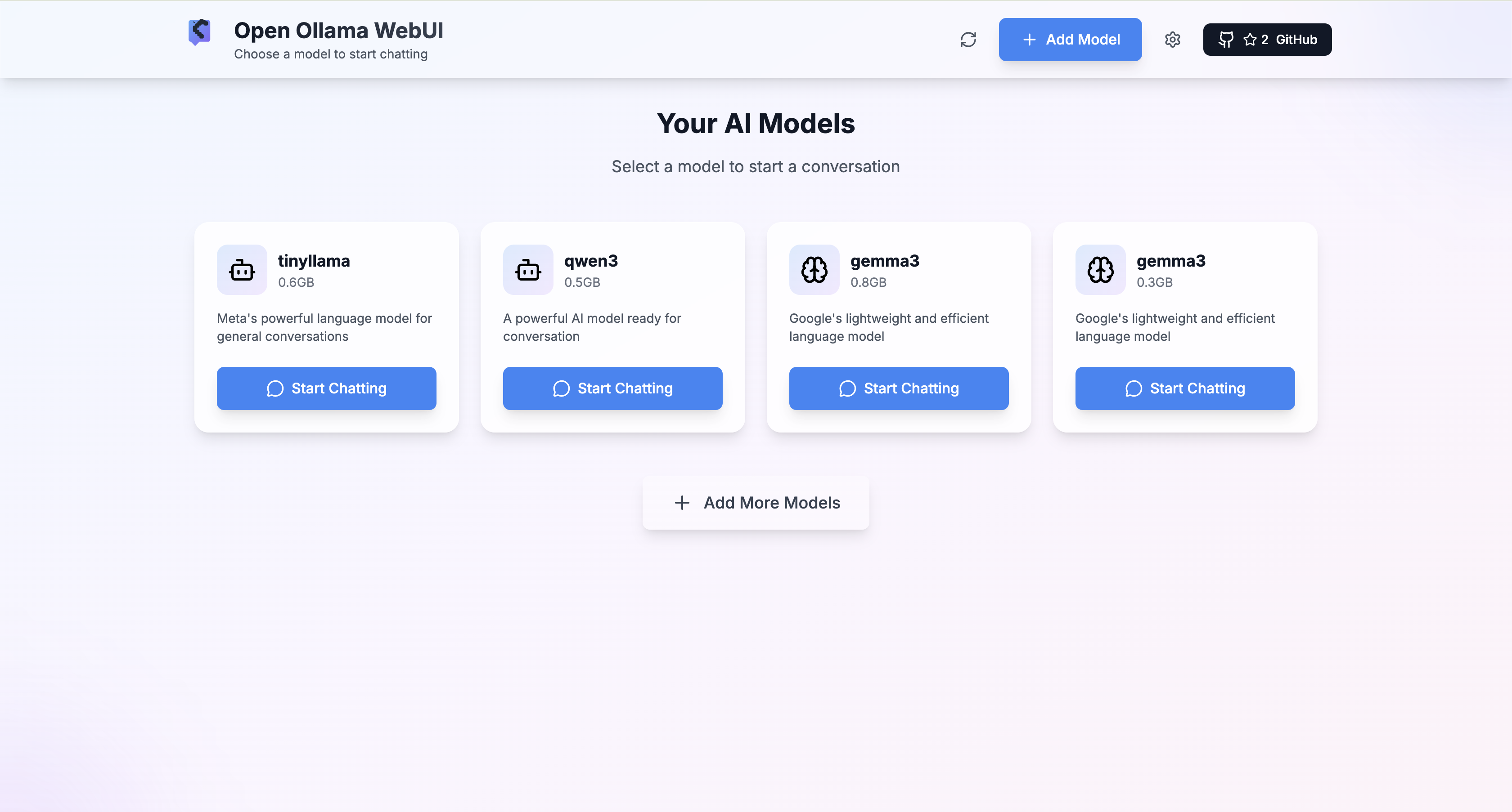 Open-ollama-webui gallery image