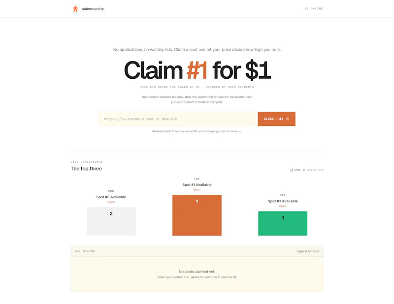 Salesmanship screenshot 1