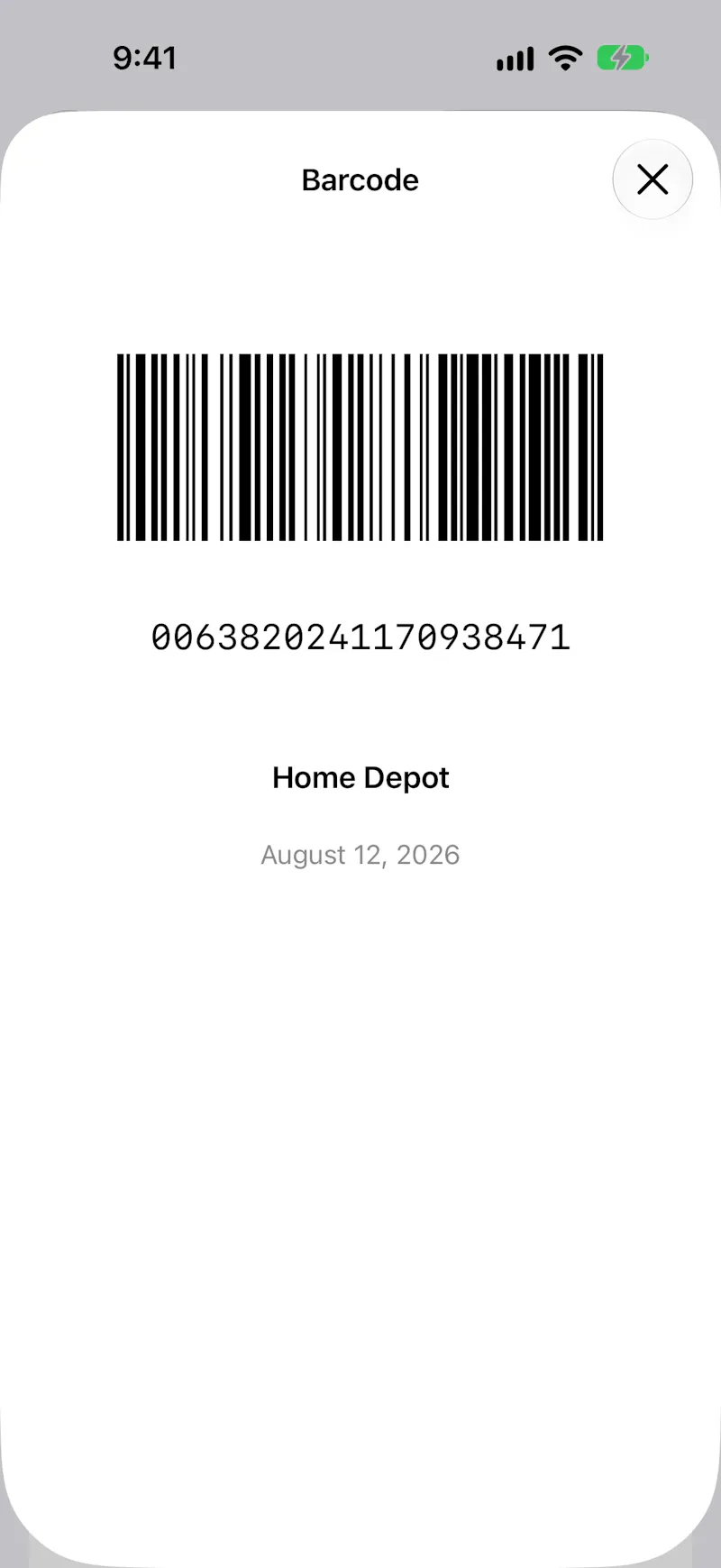Receipts screenshot 4