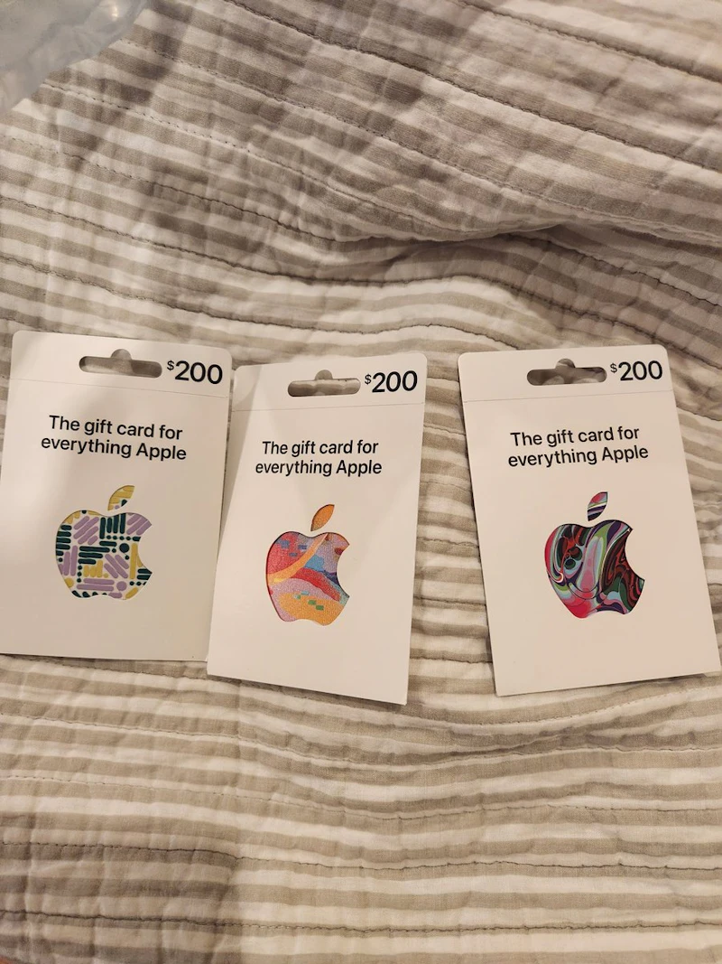 Gift card screenshot 1