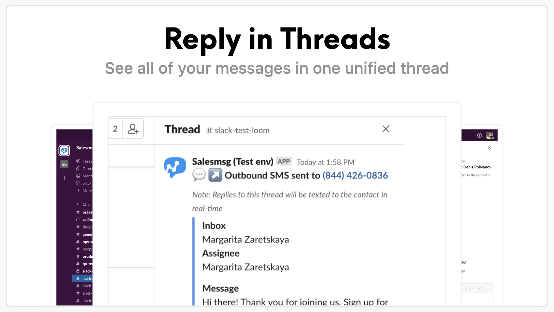 Mídia 4 de Salesmsg para Slack