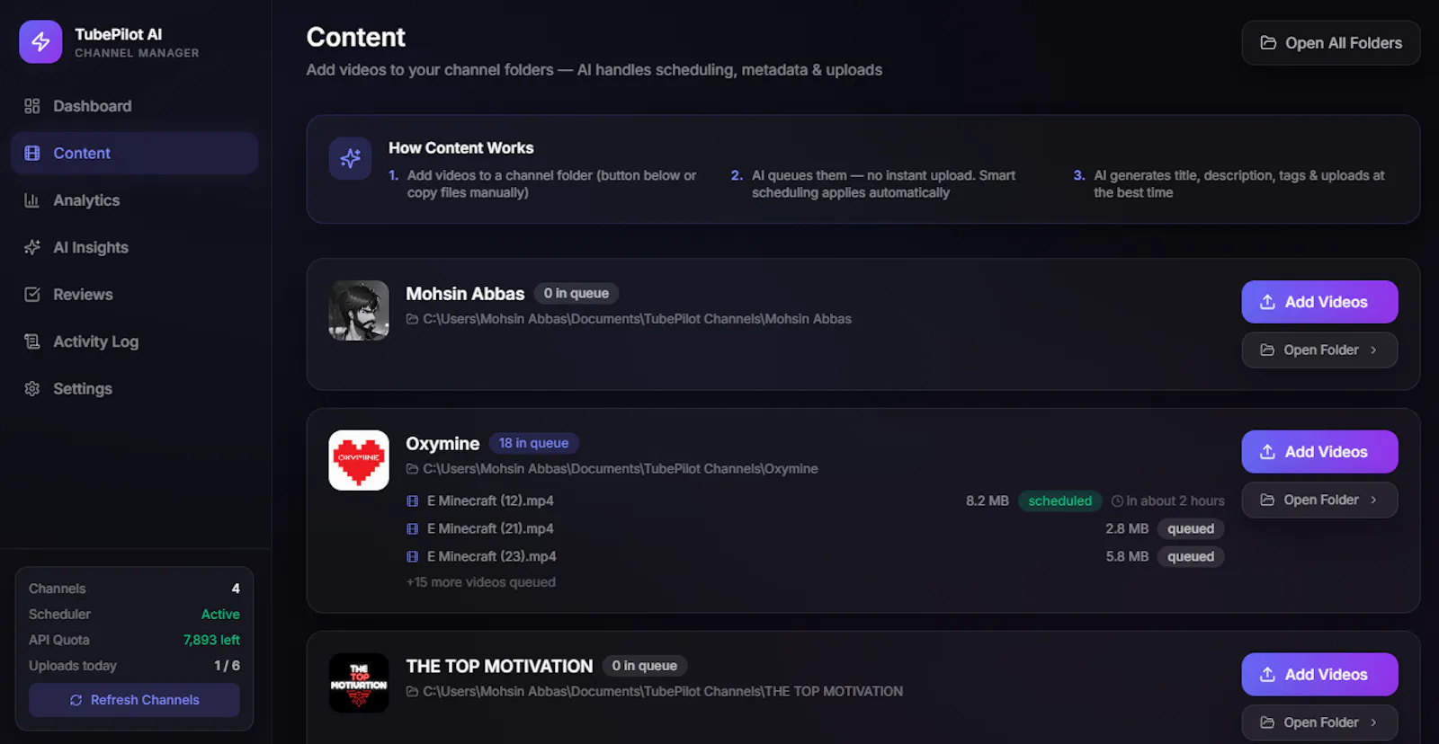Tubepilot Ai screenshot 5