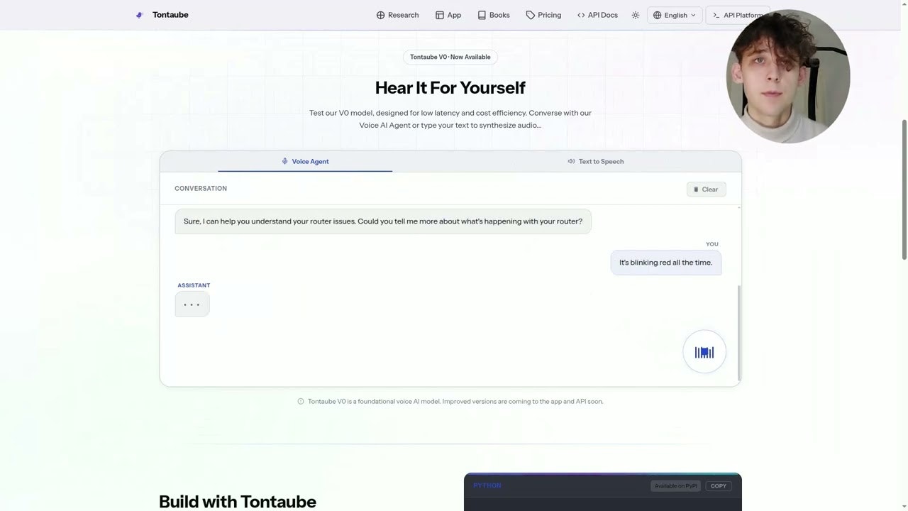 Tontaube - Foundational Text-To-Speech gallery image