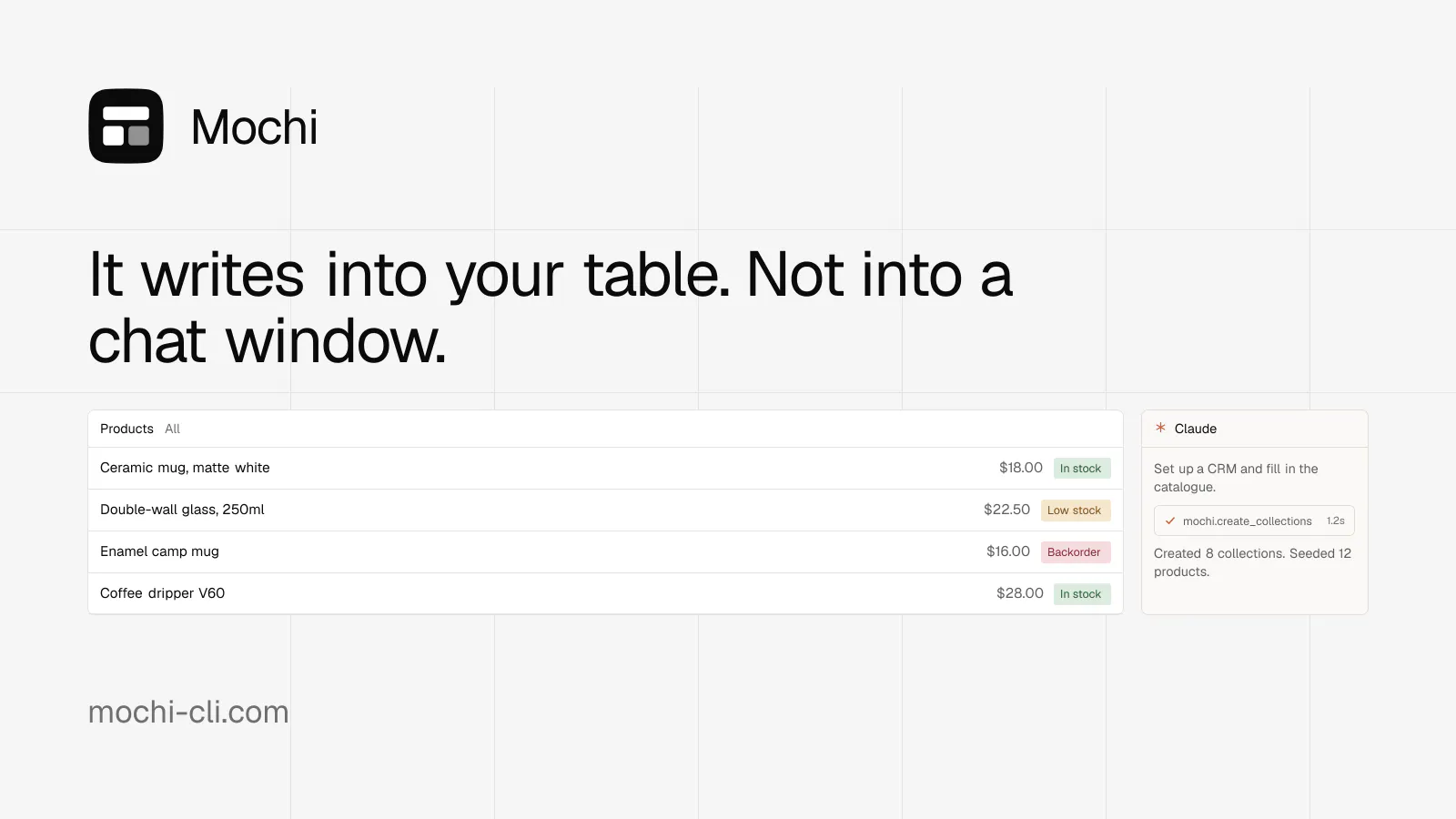 Mochi Table screenshot 17