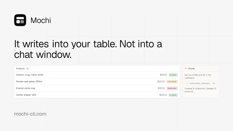 Mochi Table screenshot 17