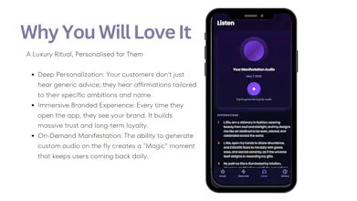 Custom Manifestation AI Mobile App gallery image