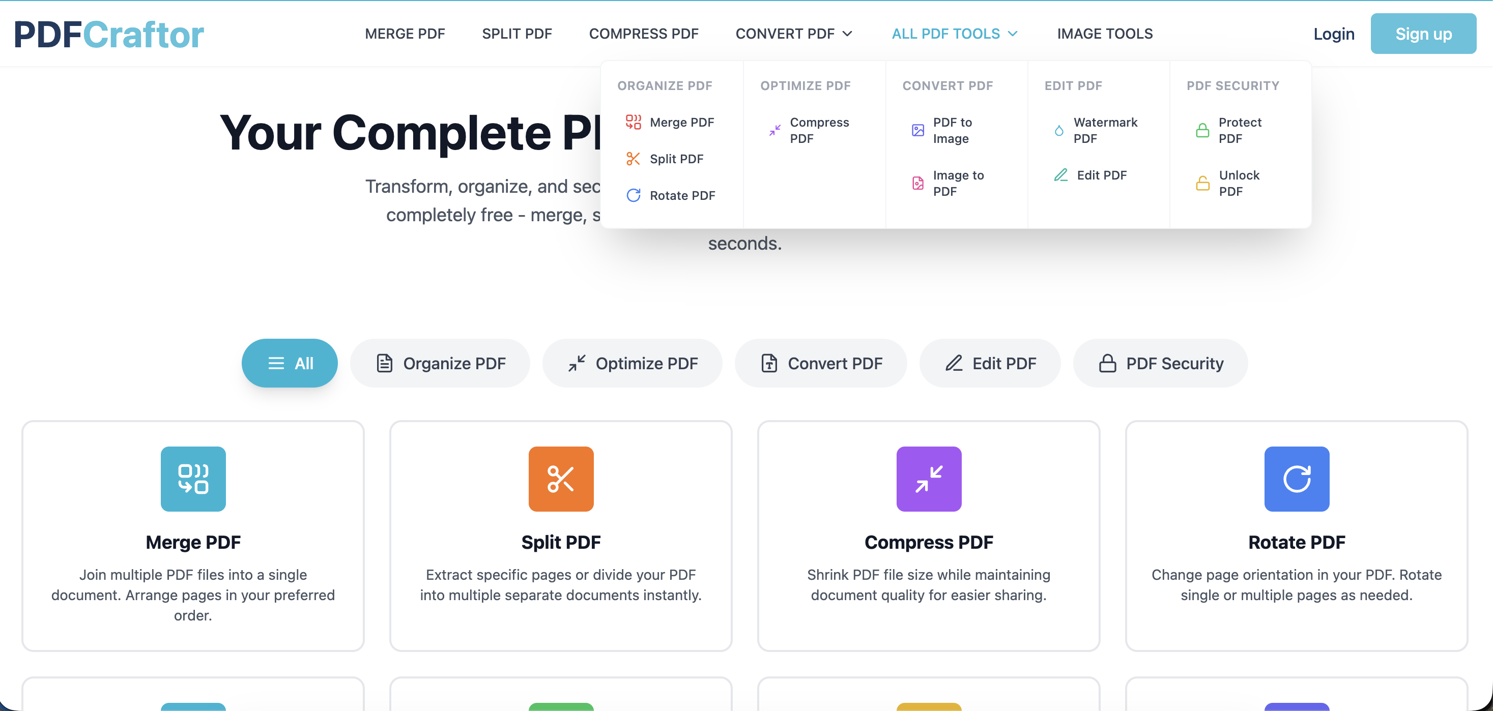Free PDF Tools Online gallery image