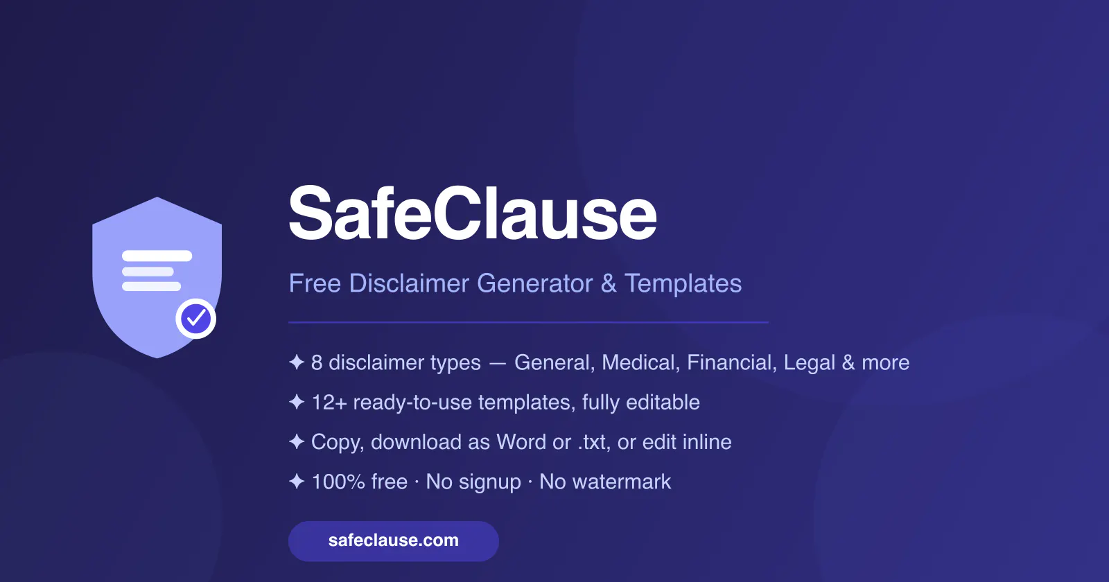 SafeClause screenshot 1