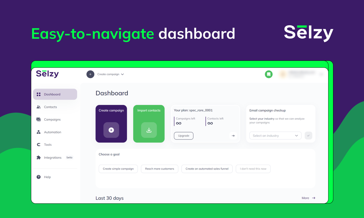 Selzy - Start strong: easy email for startups, expert help 24/7 media 4