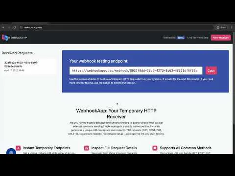 WebhookApp gallery image
