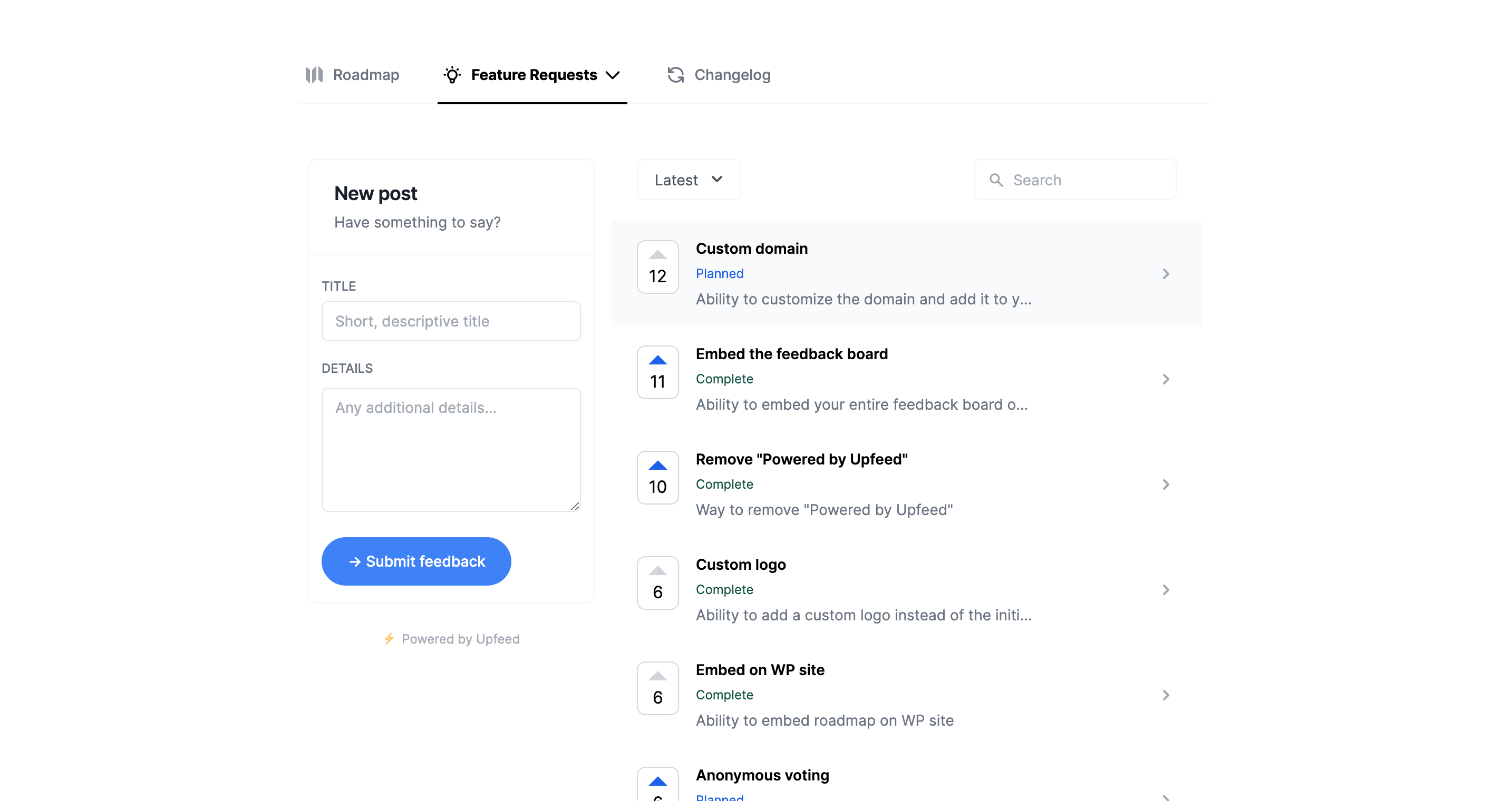 Upfeed gallery image
