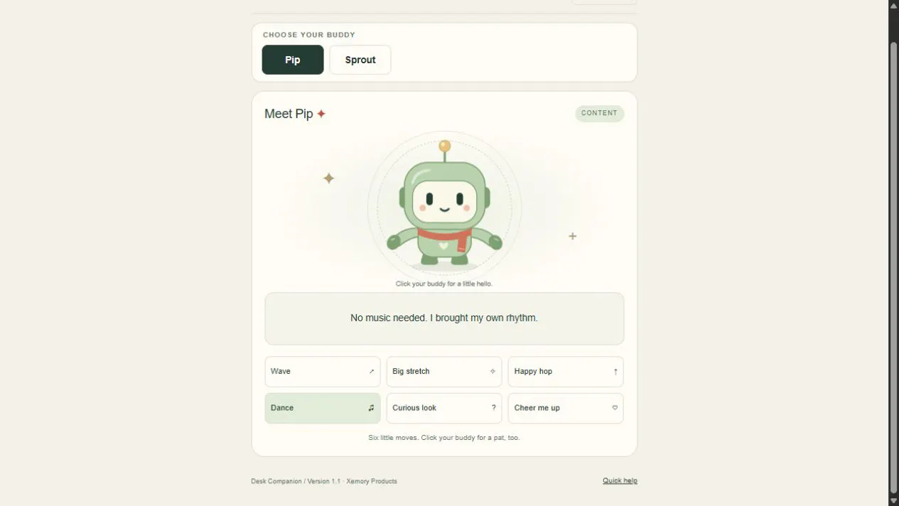 Animated Desktop Buddy — Beginner Kit gallery image