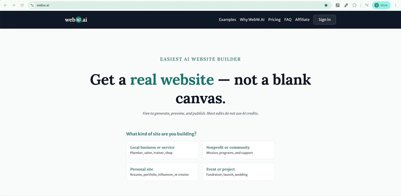 WebW.AI screenshot 2