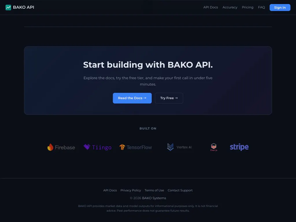 BAKO API gallery image