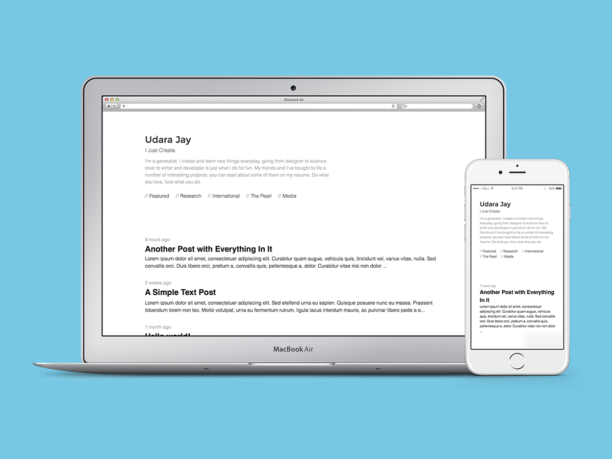 Unicode WordPress Theme logo