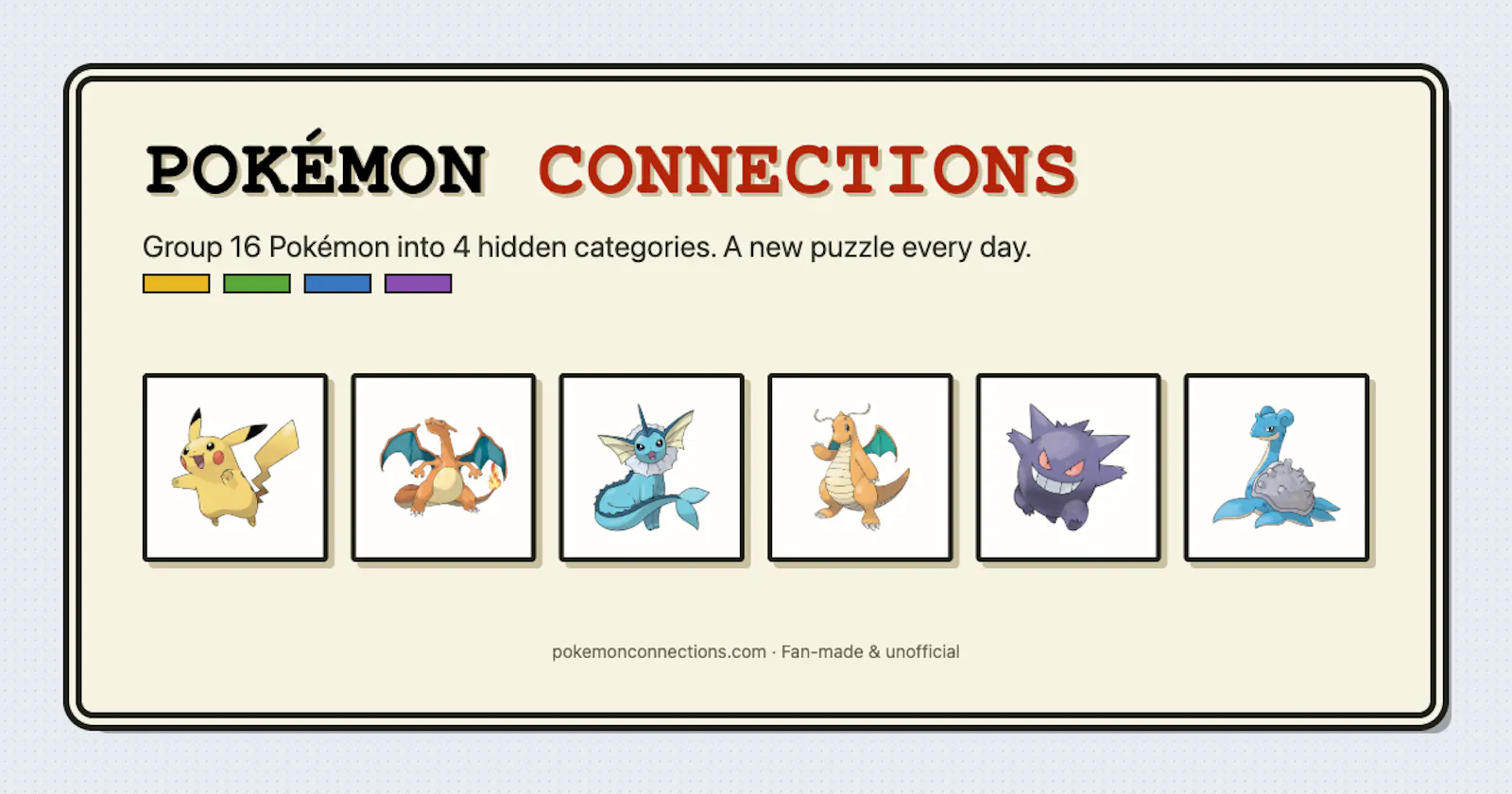 Pokémon Connections screenshot 1