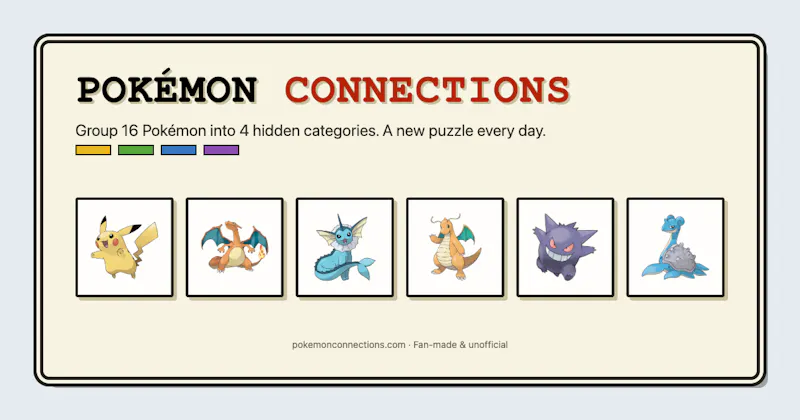 Pokémon Connections screenshot 1