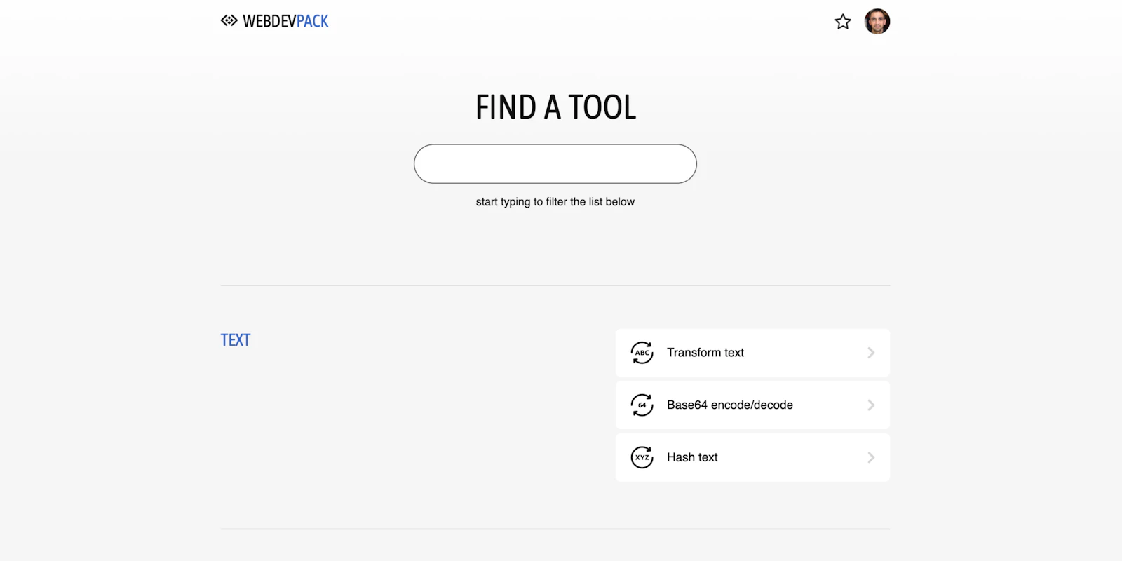 WEBDEVPACK screenshot 2